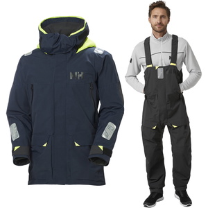 2026 Helly Hansen Hombres Skagen Chaqueta Y Pantalón De Vela Offshore 3425534254 - Ebony / Navy